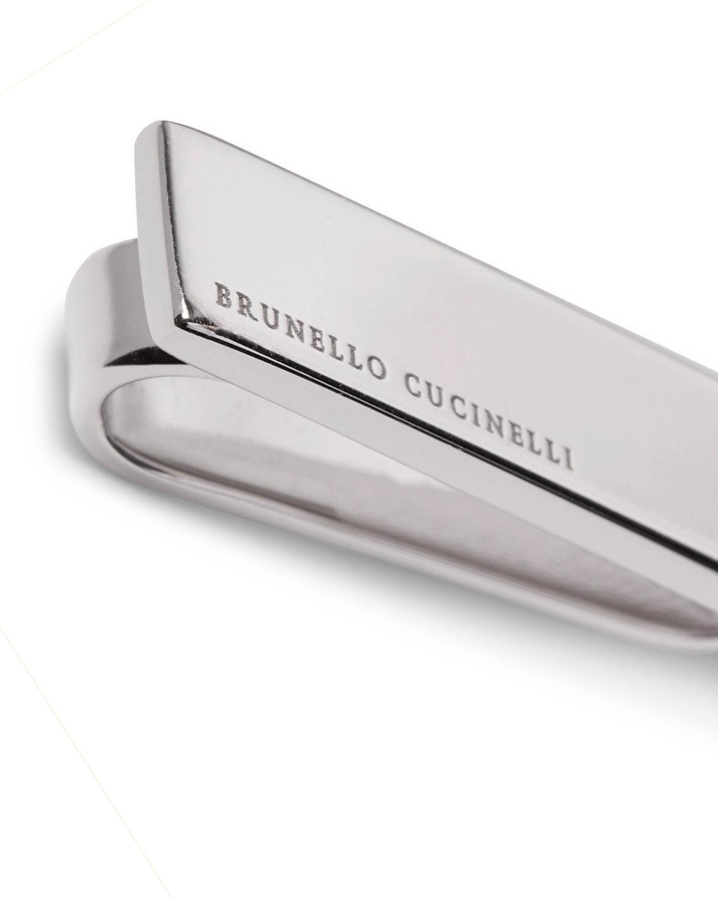Brunello Cucinelli Sterling Silver Tie Clip