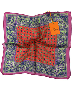 Etro Silk Pocket Square 