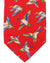 Salvatore Ferragamo Silk Tie Red Duck Novelty Design