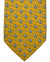 Salvatore Ferragamo Tie Yellow Gancini Zebra