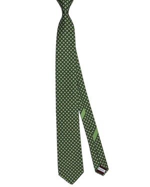 Salvatore Ferragamo Tie Green Fish Novelty