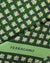 Salvatore Ferragamo Tie Green Fish Novelty