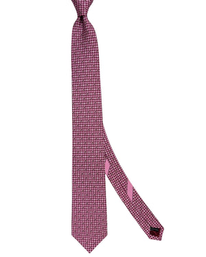 Salvatore Ferragamo Tie Pink Gancini Design