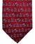 Salvatore Ferragamo Narrow Tie Bordeaux Tropical Palm & Boat