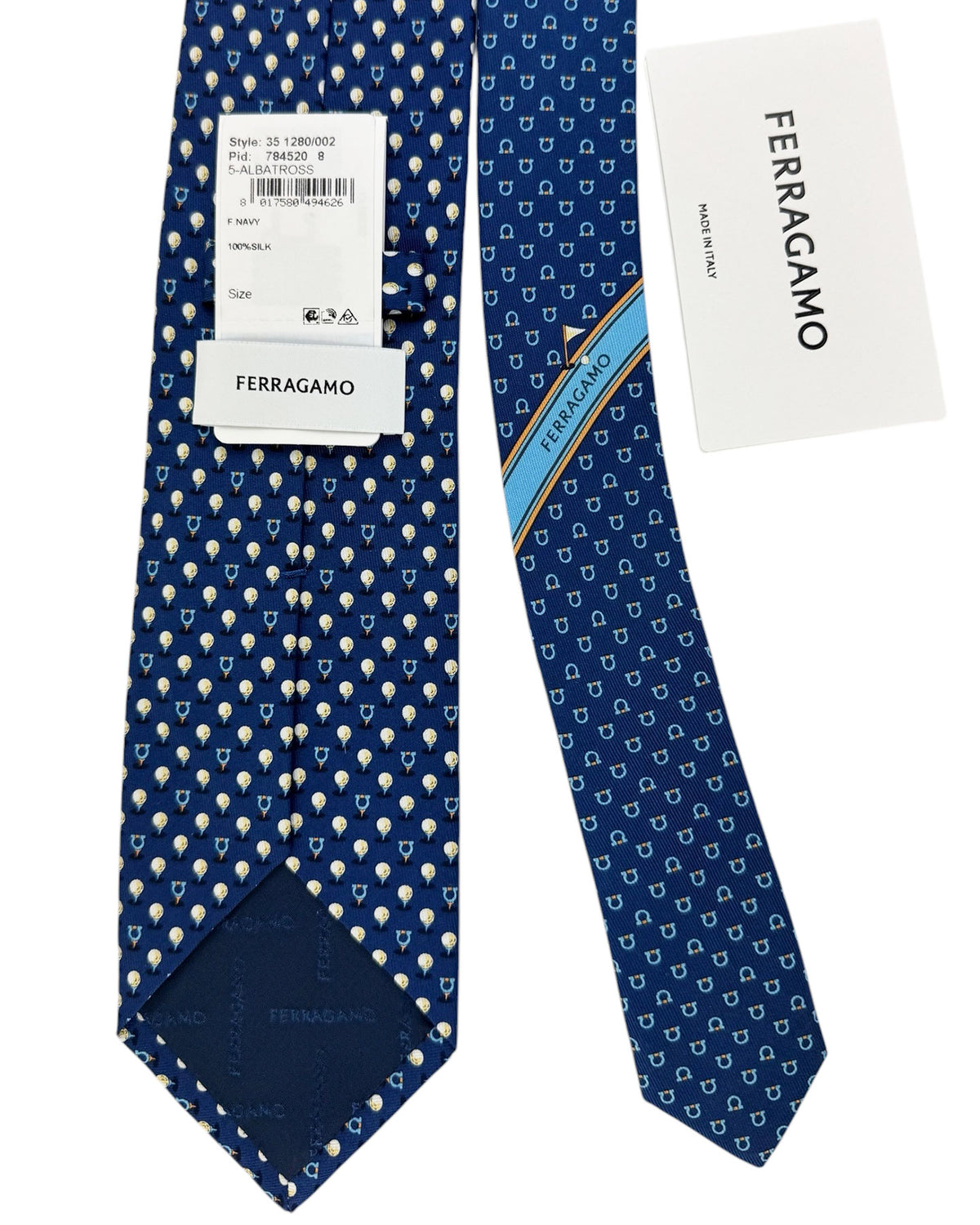 Salvatore Ferragamo Tie Navy 