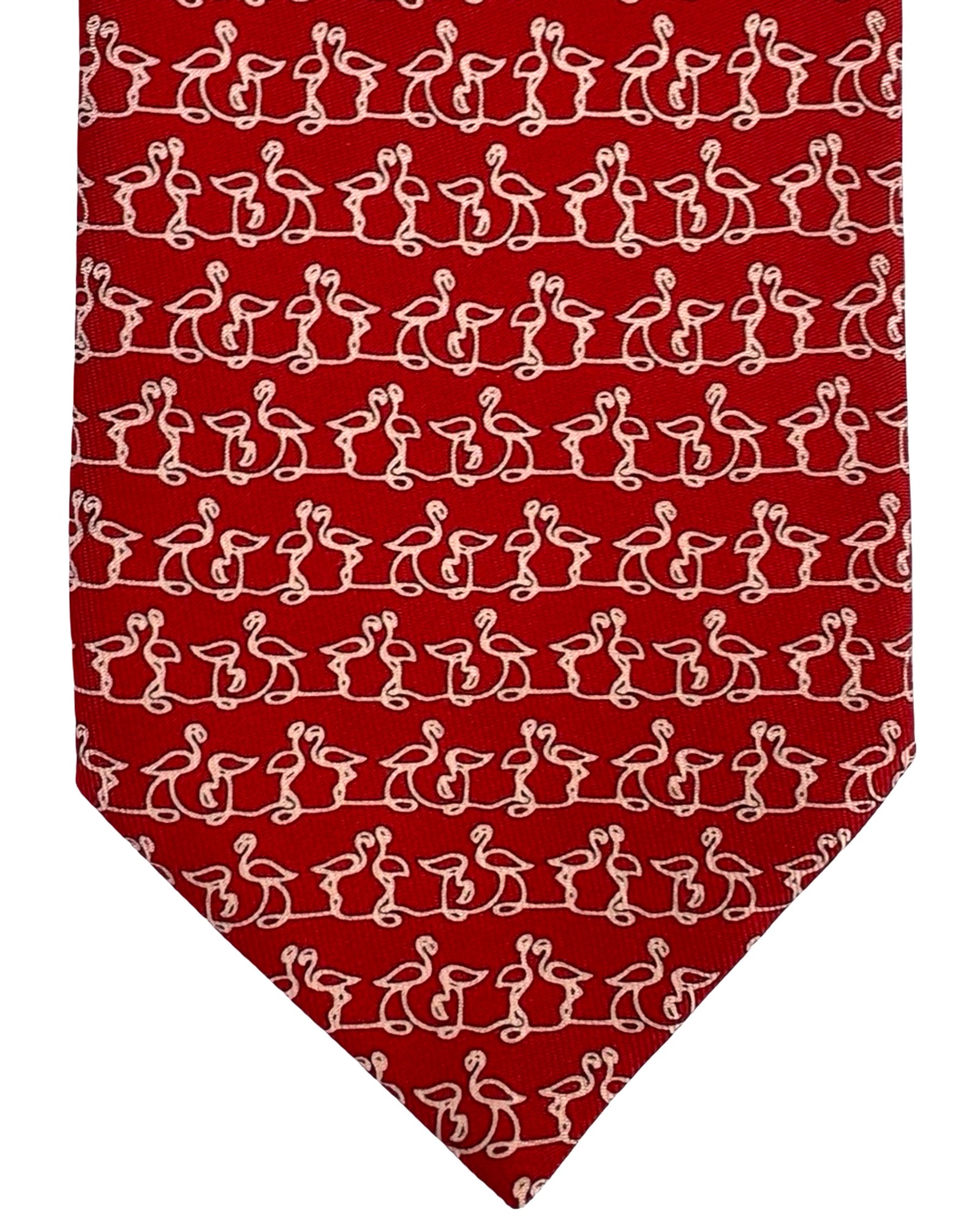 Salvatore Ferragamo Tie Flamengo Design