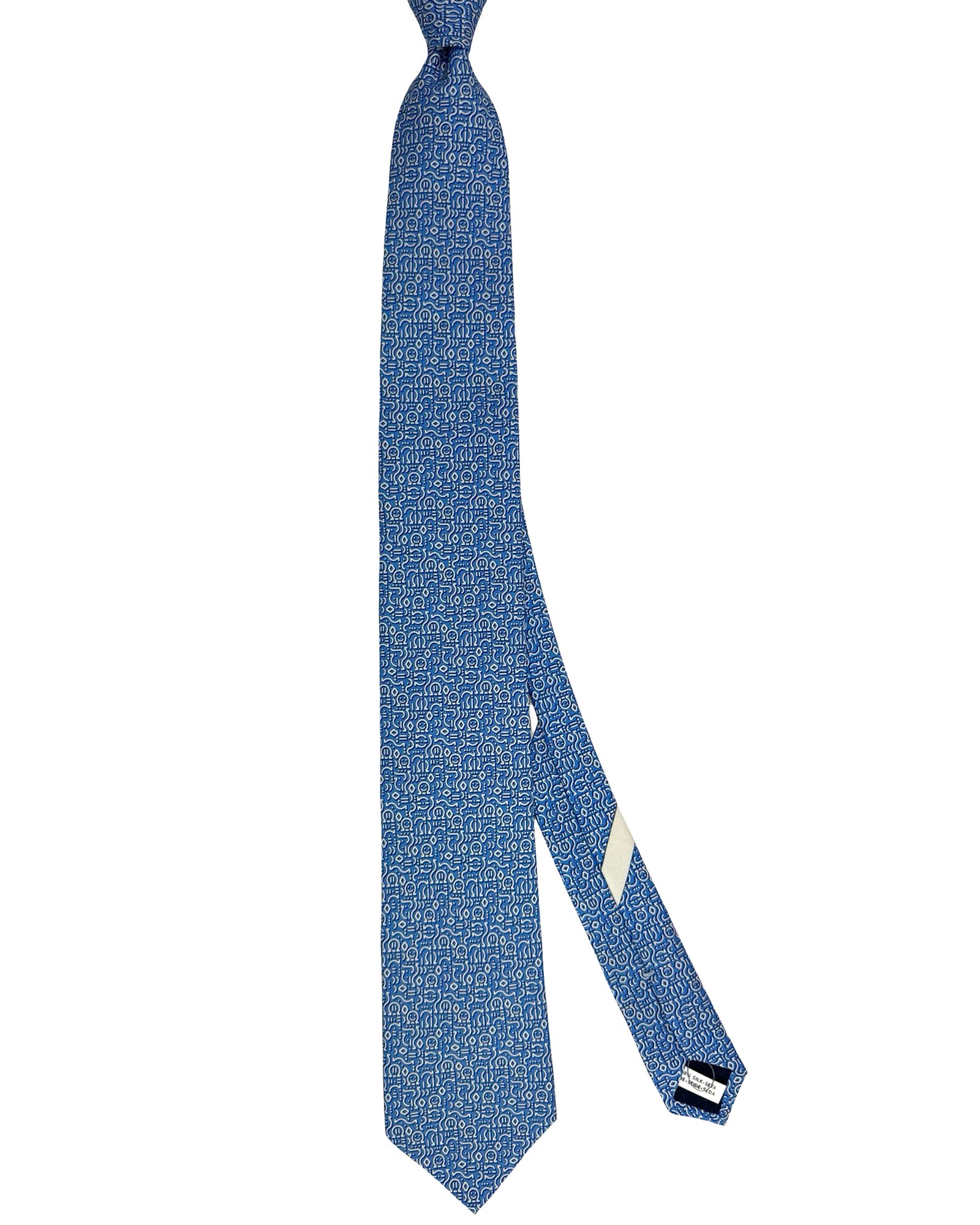 Salvatore Ferragamo Tie Blue Design