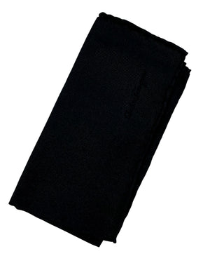 Salvatore Ferragamo Pocket Square Black Solid