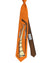 Fornasetti Tie Orange Horn Il Corno Design - Wide Necktie