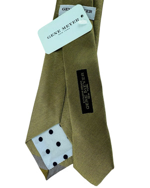 Gene Meyer Tie Olive Gray