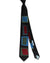 Gene Meyer Silk Tie Dark Color Blocks - Hand Made in Italy SALE