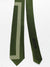 Gene Meyer Silk Tie Green Gray Design