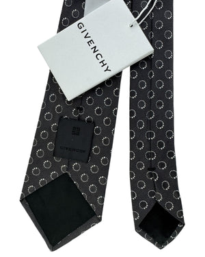 Givenchy Tie Black Circle Dot