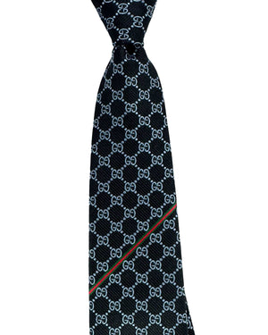 Midnight Blue GG Tie Gucci
