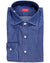 Isaia Shirt Denim Blue 44 - 17 1/3 Regular Fit