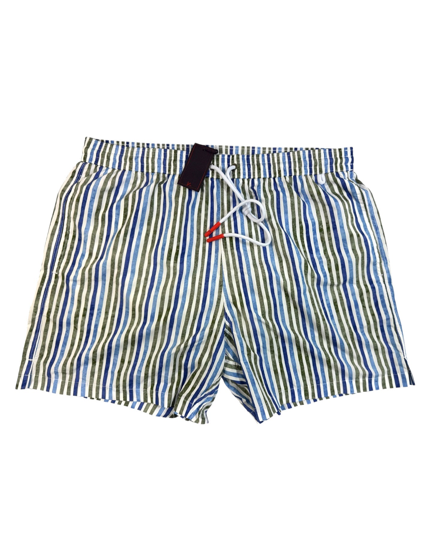 Isaia Swim Shorts Stripes Design - Luxury Men Swimwear