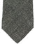 Isaia Tie Charcoal Gray Pattern Design - Sartorial Wool Tie