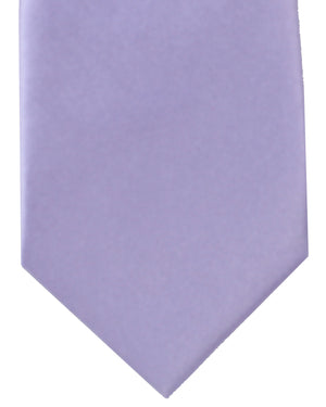 Isaia Tie Lilac Solid Design - Sartorial Sevenfold Tie