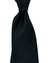 Isaia Tie Black Solid Design - Sartorial Sevenfold Tie