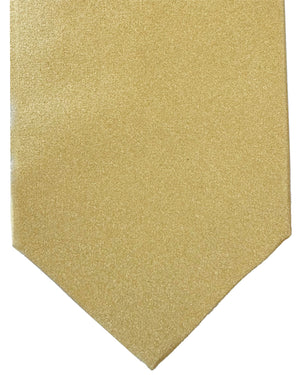 Isaia Tie Buttercream Solid Design - Sartorial Necktie SALE