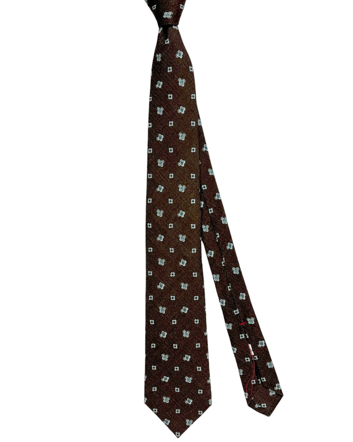 Isaia Sevenfold Wool Silk Necktie