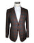 Kiton Sport Coat EU 48 - US 38 R Brown Turquoise Plaid Linen Cashmere Unlined Blazer SALE