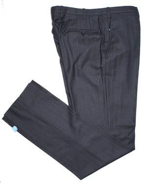 Pants Kiton Suit Gray Stripes 3 Piece Men Suit