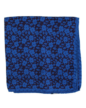 Kiton Pocket Square Royal Blue