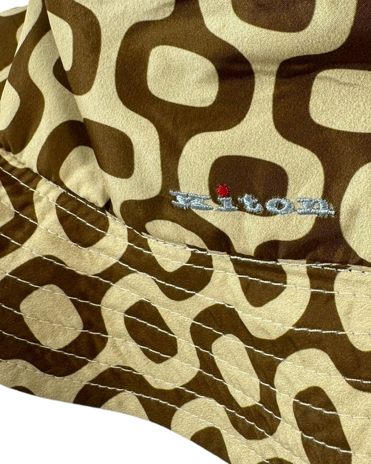 Kiton Bucket Hat Beige Brown Design - L FINAL SALE