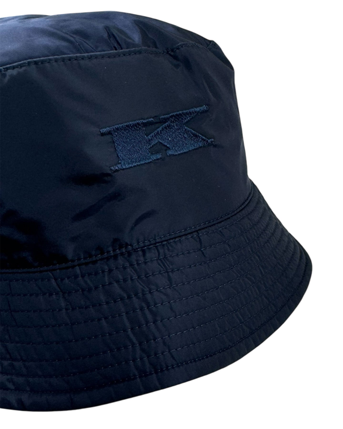 Kiton Bucket Hat Dark Blue K New