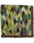 Kiton Silk Pocket Square Brown Green Trees - Novelty