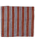 Kiton Silk Cotton Pocket Square Maroon Lilac Stripes