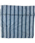 Kiton Silk Cotton Pocket Square Dark Blue Blue Stripes