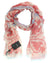 Kiton Scarf Red Light Blue Ornamental - Men Collection - Cashmere