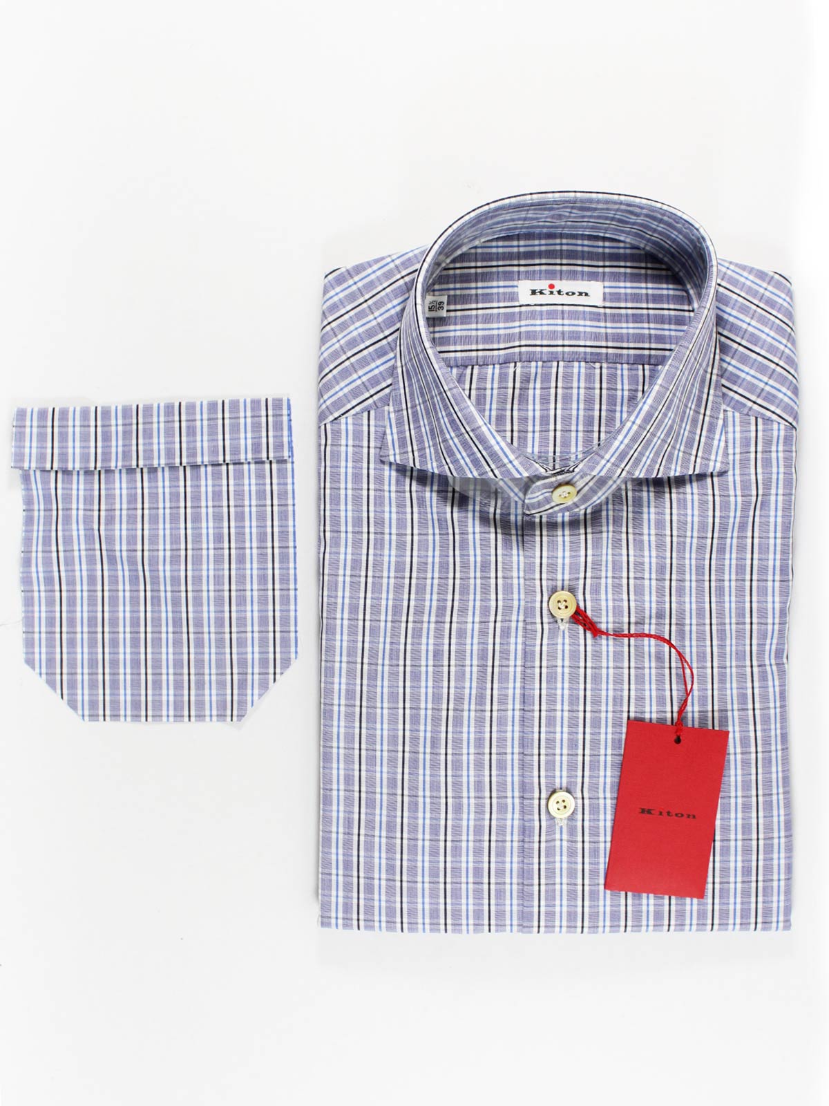 Kiton Dress Shirt Front Pocket