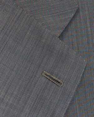 Kiton Suit Gray Blue 14 Micron Wool EUR 48/ US 38 R SALE