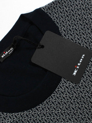 Kiton Sweater Black Gray Design