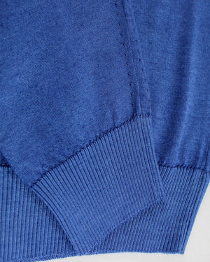 Kiton Cashmere Silk Sweater Blue S / EU 48