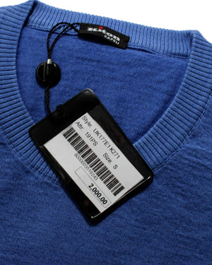 Kiton Cashmere Silk Sweater Blue 