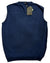 Kiton Sleeveless Sweater Lapis Blue Cashmere 