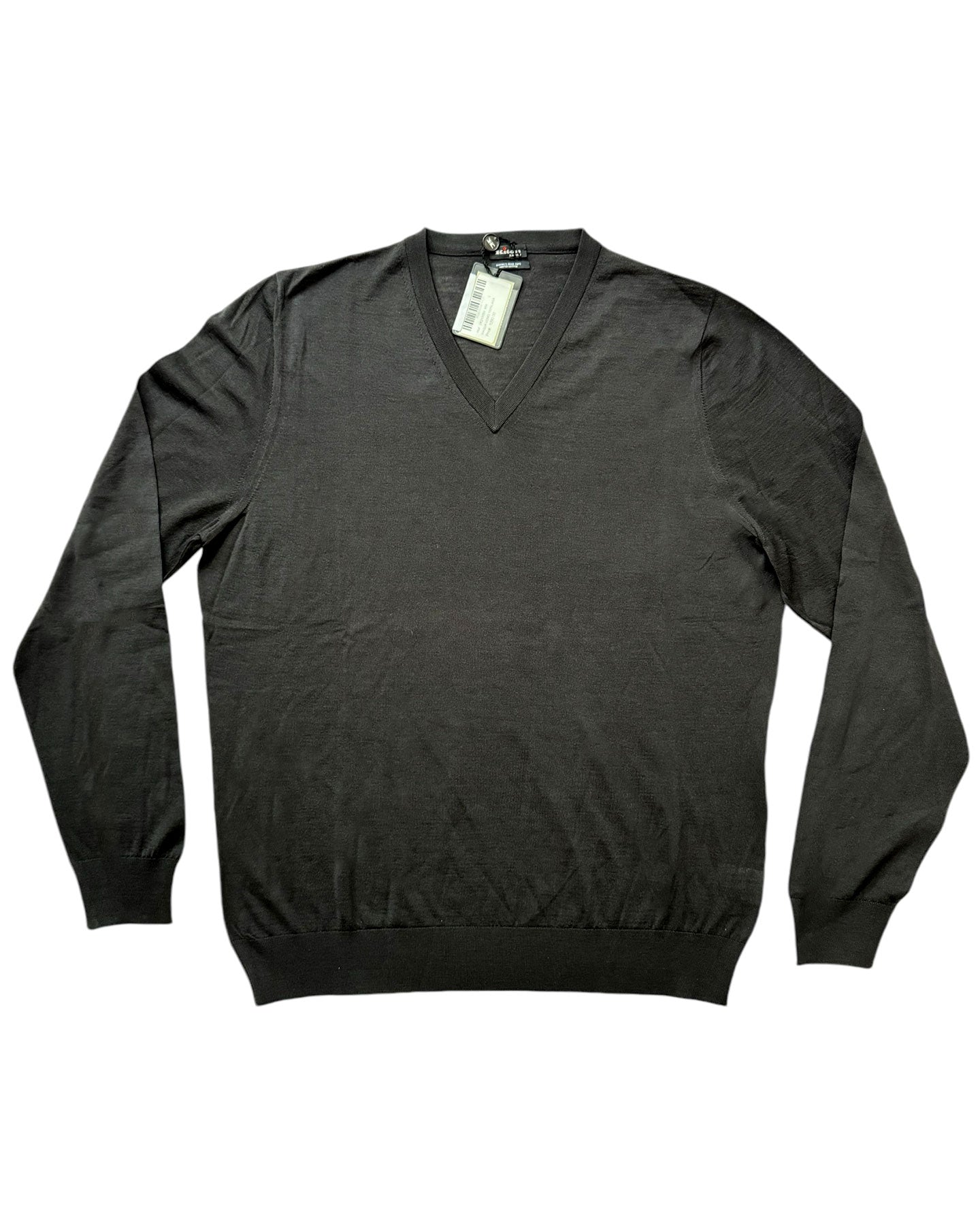 Kiton Wool Sweater Dark Brown