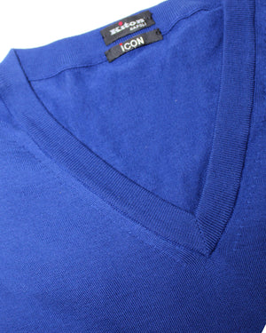 Kiton Cotton Sweater V-Neck