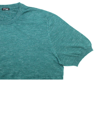 Green Crew Neck Kiton Napoli