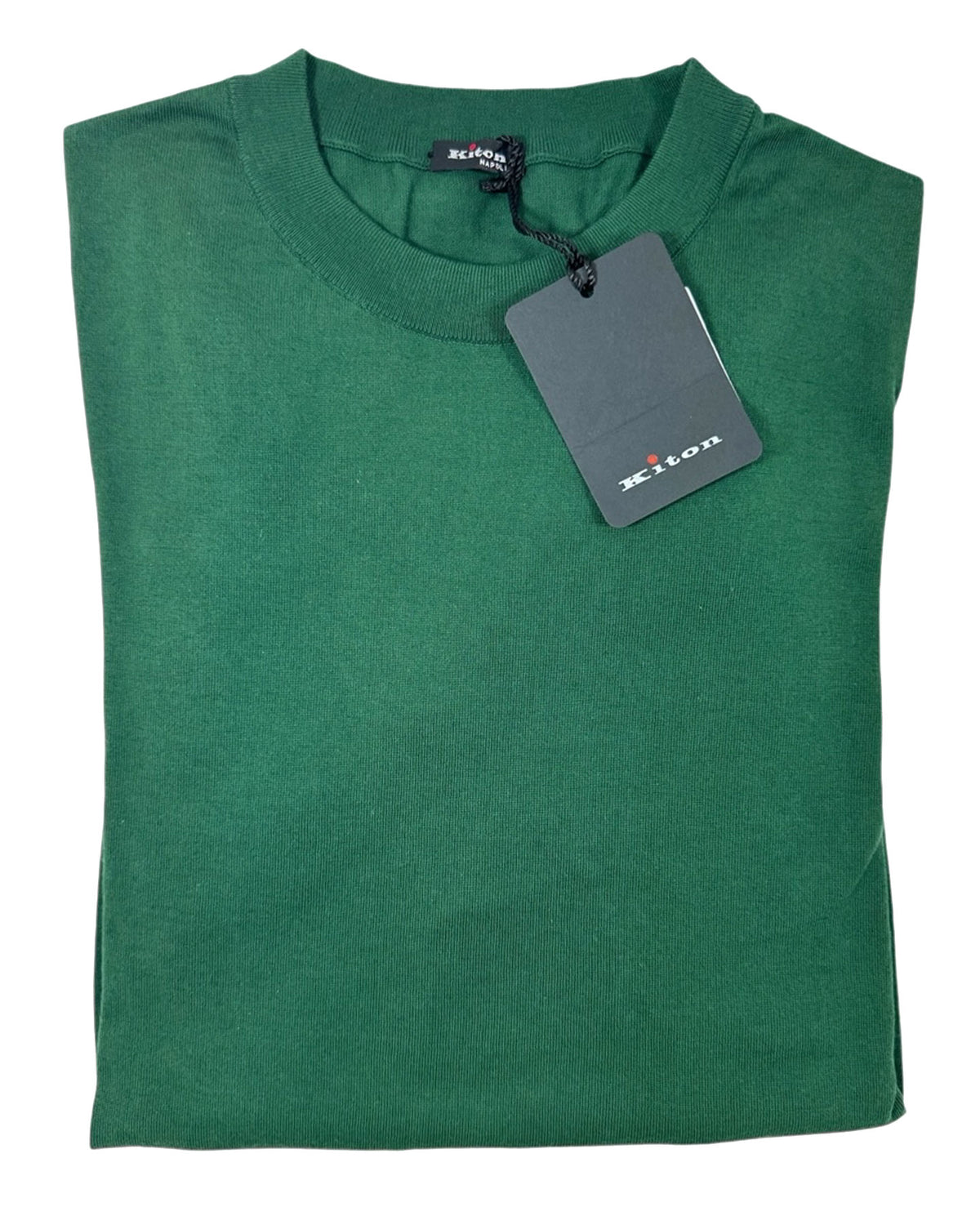 Kiton Sweater Green Logo - Long Sleeve T-Shirt SALE