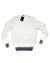 Kiton Sweater White Gray Cashmere Silk