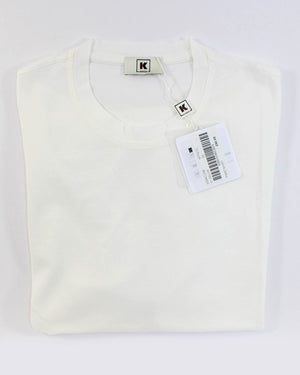 Kired Kiton T-Shirt White Crêpe Cotton