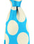 Kiton Sevenfold Tie Aqua Blue Polka Dots Design