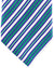Kiton Tie Turquoise Purple Silver Stripes Design - Sevenfold Necktie