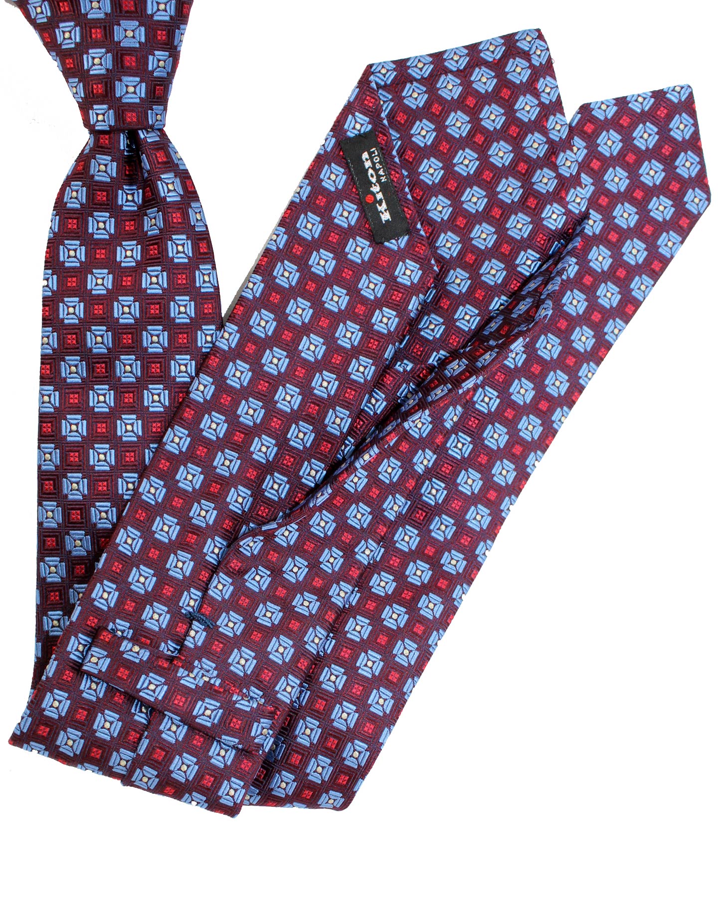 Kiton Tie Geometric - Sevenfold Necktie