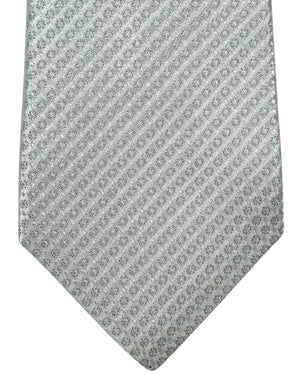 Kiton Sevenfold Tie Silver Design